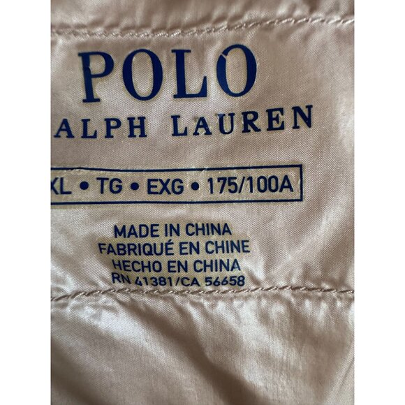 Polo Ralph Lauren Lightweight Packable Down Vest Gold Quilted Outdoor Layer - Picture 5 of 16